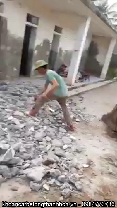 Dịch vụ khoan cắt bê tông dục pha bê tông